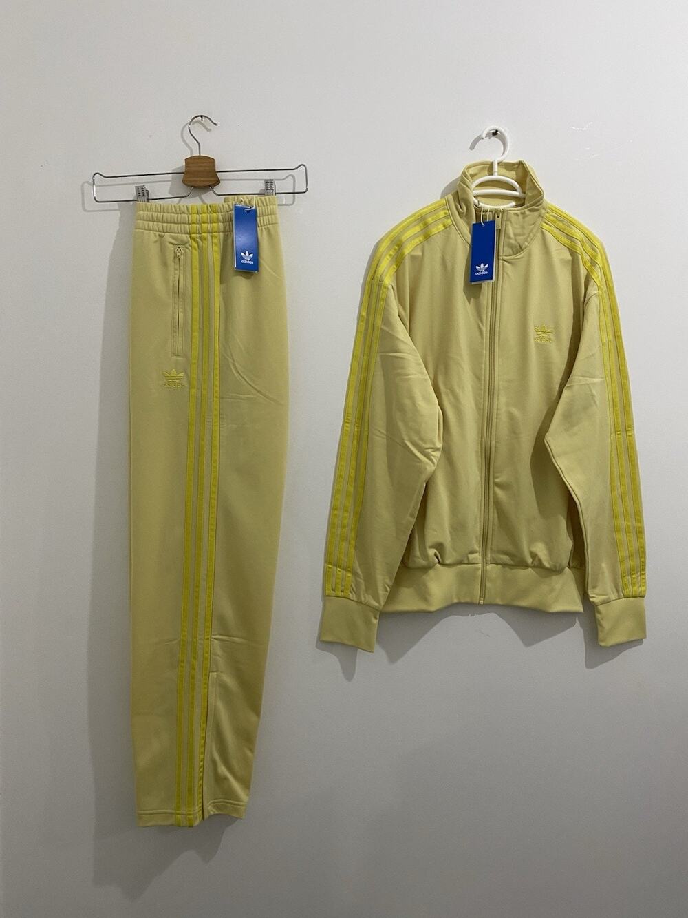 Adidas Originals Classics Firebird Tracksuit Pastel Yellow Light Yellow Size L